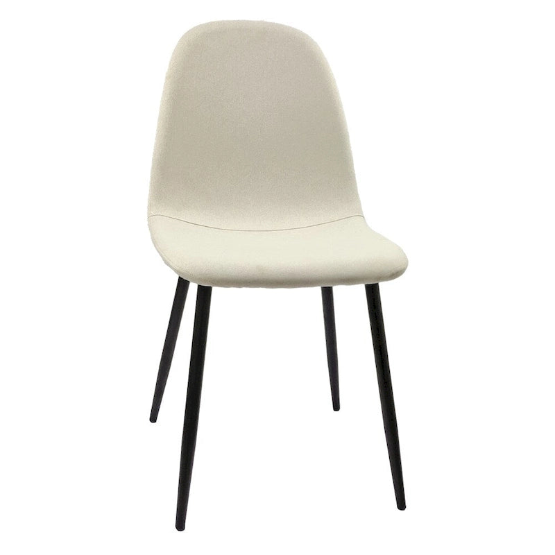 Chaises de salle à manger modernes avec pieds en métal (Lot de 4) - S/O
