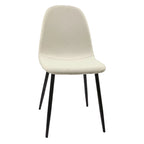Chaises de salle à manger modernes avec pieds en métal (Lot de 4) - S/O