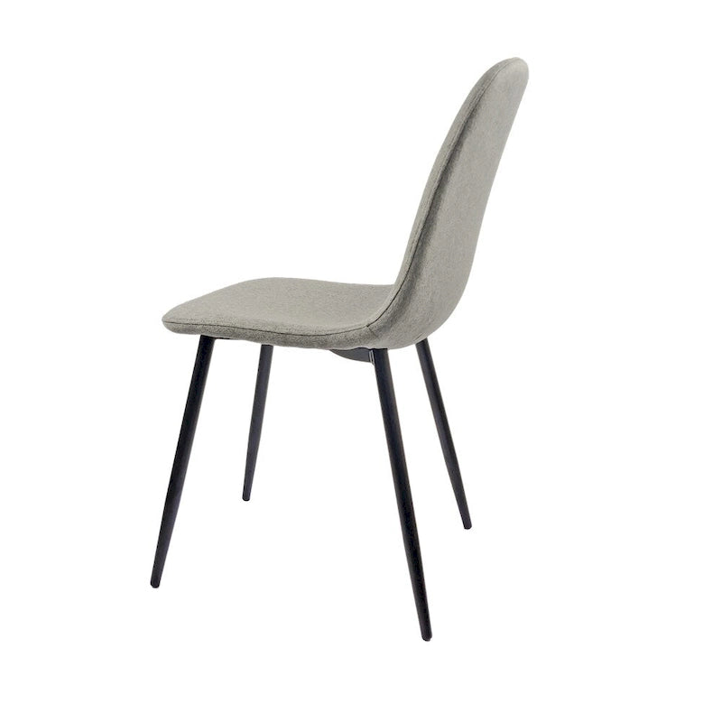Chaises de salle à manger modernes avec pieds en métal (Lot de 4) - S/O
