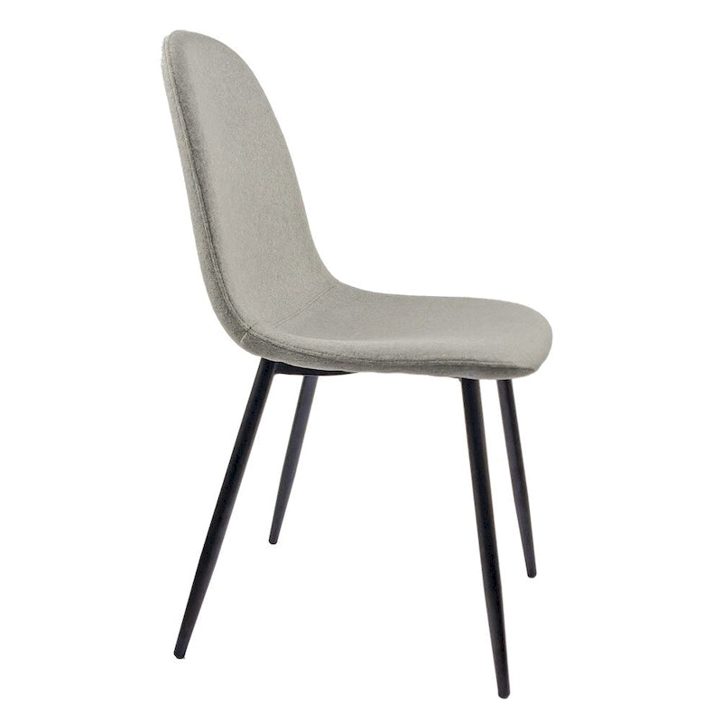 Chaises de salle à manger modernes avec pieds en métal (Lot de 4) - S/O