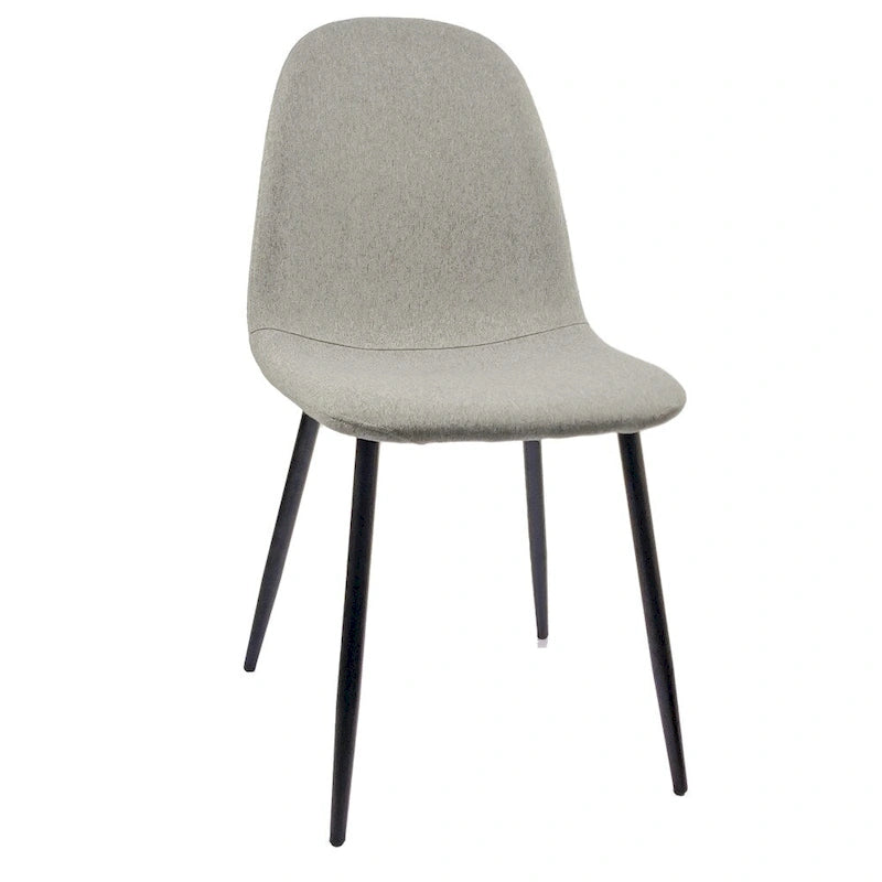 Chaises de salle à manger modernes avec pieds en métal (Lot de 4) - S/O