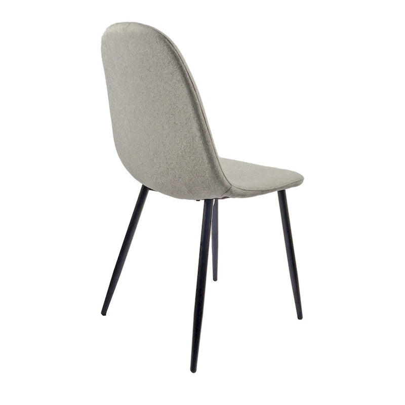 Chaises de salle à manger modernes avec pieds en métal (Lot de 4) - S/O