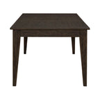 Ensemble de table rectangulaire 6 pièces marron rustique Midland Falls