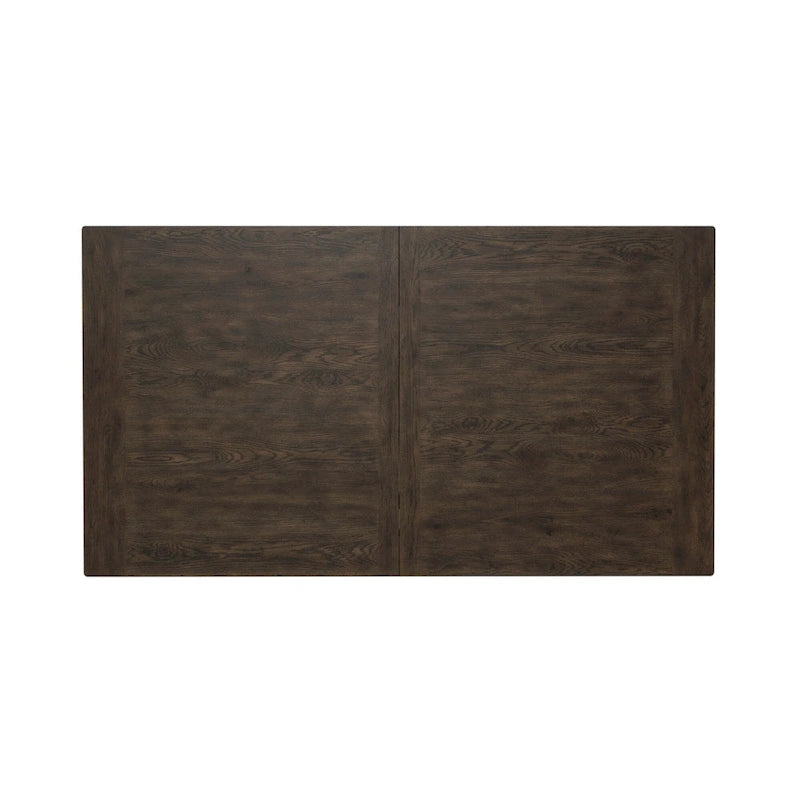 Ensemble de table rectangulaire 6 pièces marron rustique Midland Falls