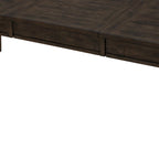 Ensemble de table rectangulaire 6 pièces marron rustique Midland Falls